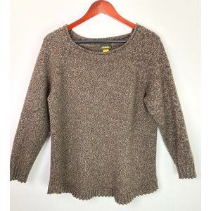 Cabela's Merino Wool Knitted Sweater Women's XL Brown